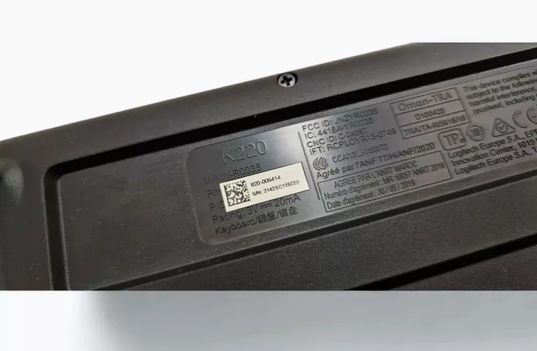 ZESTAW LOGITECH MK220 KLAWIATURA + MYSZ