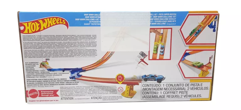 MATTEL HOT WHEELS TOR SAMOCHODOWY STUNT TRUCKS DNR54