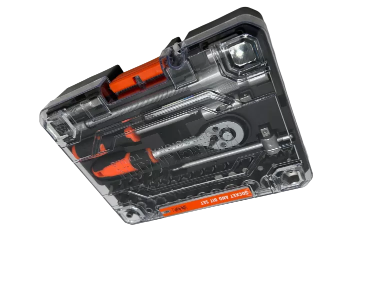 ZESTAW BITÓW I NAKRĘTEK Z GRZECHOTKĄ WERCKMANN 42 ELEMENTY