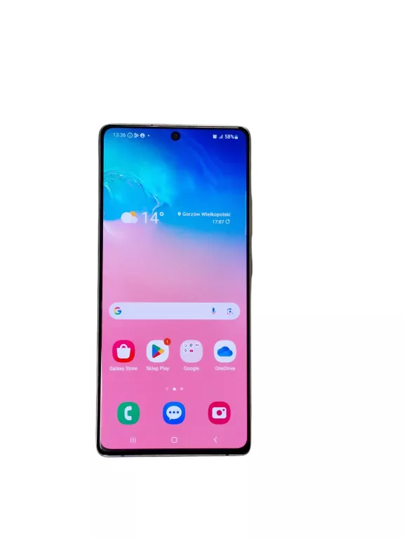 SMARTFON SAMSUNG GALAXY S10 LITE 8 GB / 128 GB 4G (LTE) BIAŁY