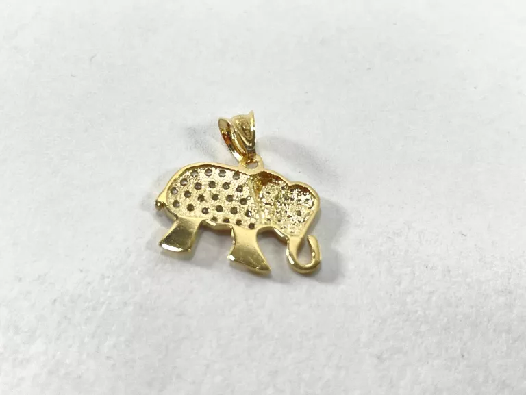 NIENOSZONA ZŁOTA ZAWIESZKA 585 1,20G SŁOŃ