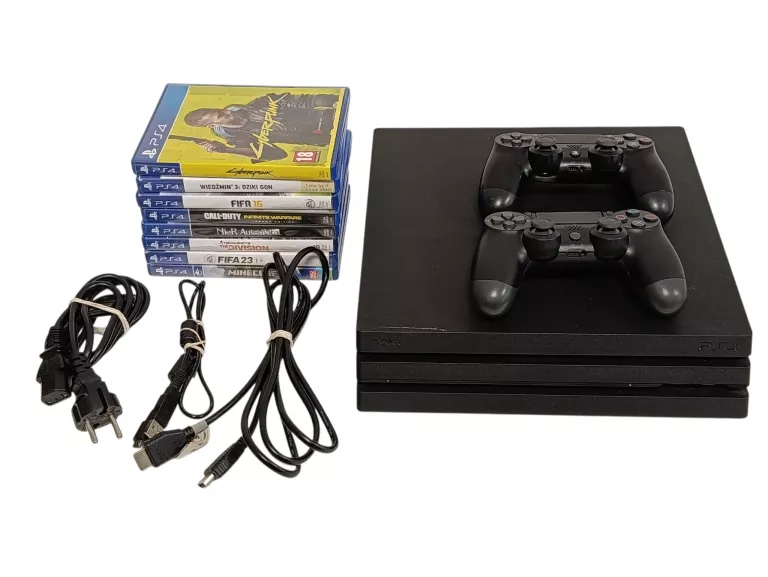 KONSOLA PS4 PRO 1TB ( CUH 7016B ) + 2 PADY I 7 GIER