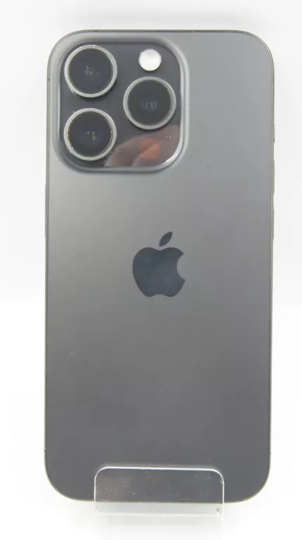 SMARTFON APPLE IPHONE 15 PRO 256 GB CZARNY BAT. 90% PUDEŁKO