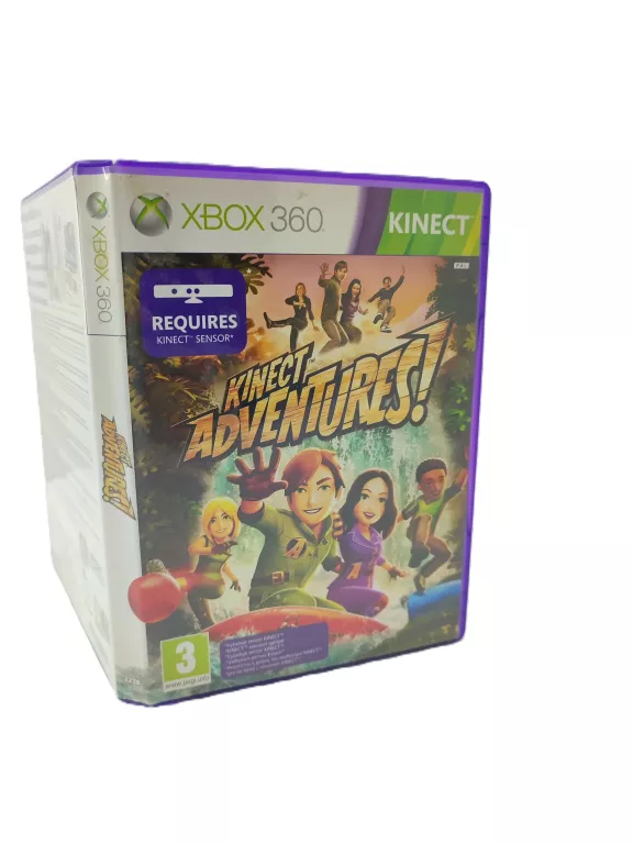 KINECT ADVENTURES XBOX 360 PO POLSKU DLA DZIECI KINECT