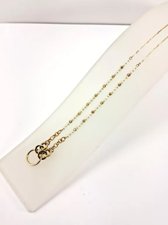 NIENOSZONY ZŁOTY ŁAŃCUSZEK 3,25G 585 45CM