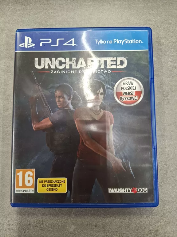 UNCHARTED ZAGINIONE DZIEDZICTWO PS4