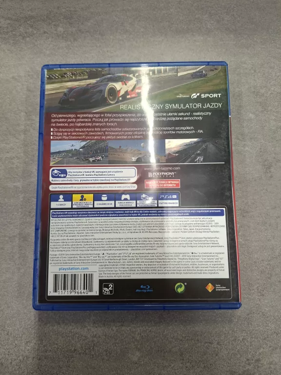 GRAN TURISMO SPORT PS4