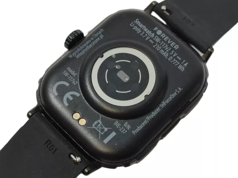 SMARTWATCH FOREVER SW-117V2 SMARTWATCH FOREVER SW 117 CZARNY FOREVER