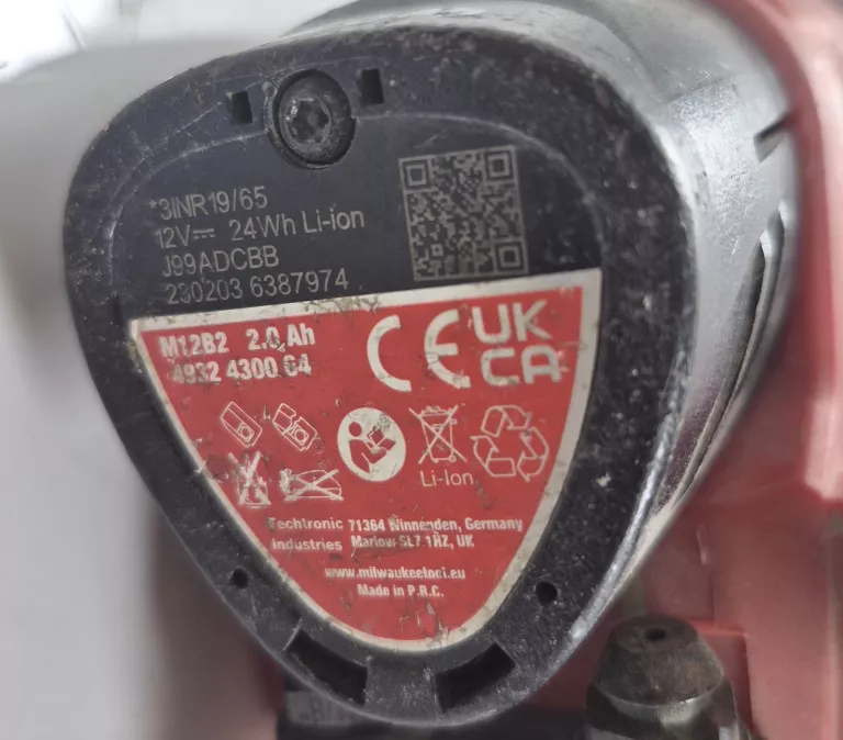 NITOWNICA AKUMULATOROWA MILWAUKEE M12 BPRT + AKU