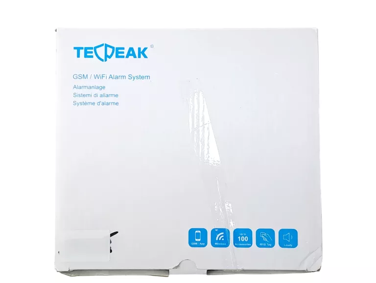 TECPEAK BEZPRZEWODOWY ALARM A1 WIFI / GSM (CZARNY)