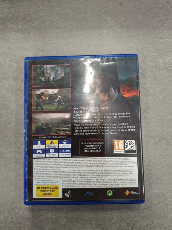 UNCHARTED ZAGINIONE DZIEDZICTWO PS4