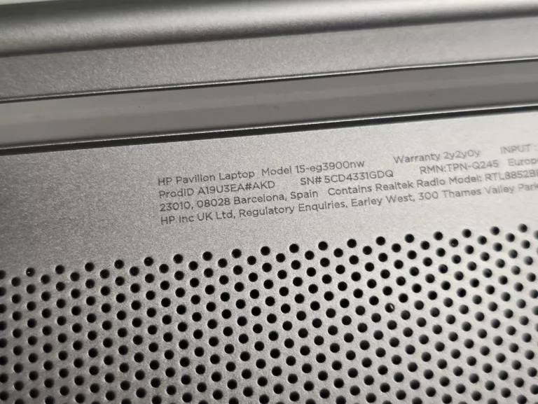 LAPTOP HP 15-EG3900NW 15,6"  I5-1335U 16 GB RAM 512 GB SSD GW. DO 03.2027