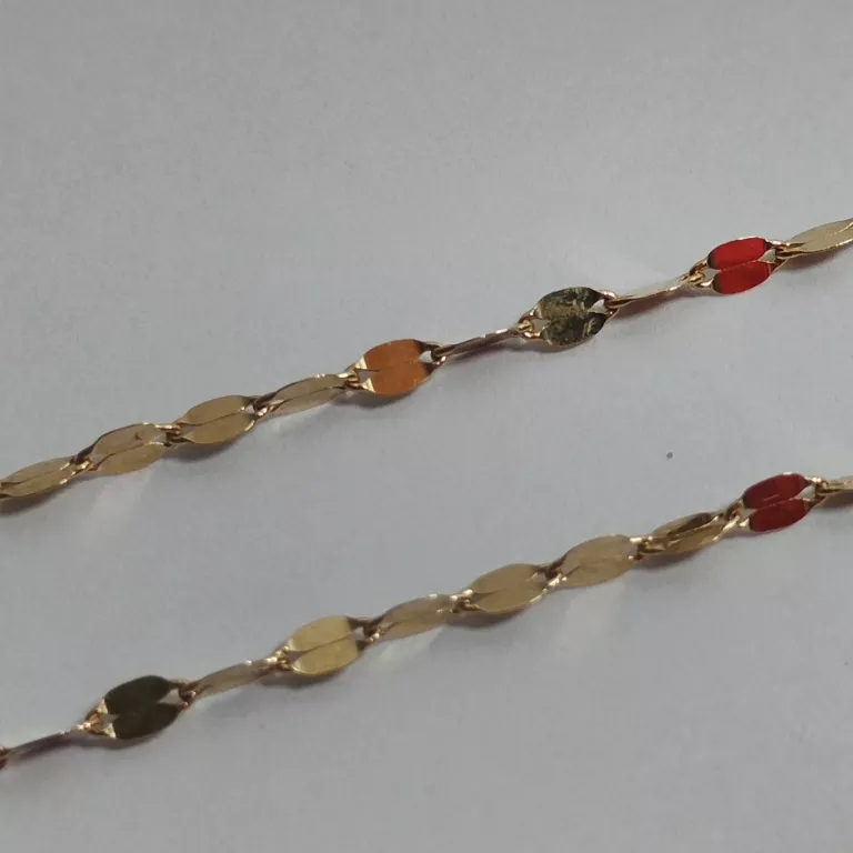 PIĘKNY ZLOTY ŁAŃCUSZEK 1,45G 585 44CM