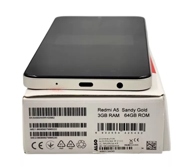 TELEFON REDMI A5  3/64GB  PUDEŁKO
