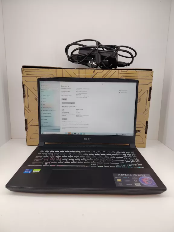 LAPTOP MSI KATANA 15 B13VGK-1493XPL  I7-13620H 16GB RTX 4070 8GB 1TB SSD