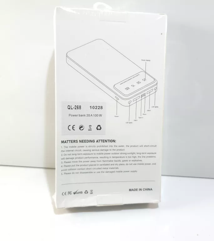 POWERBANK SUPER FAST CHARGE  BQL-268 20 00MAH