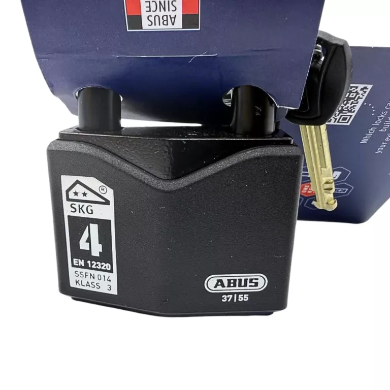 ABUS KŁÓDKA GRANITOWA 37/55 DO UŻYTKU NA ZEWNĄTRZ | 2 KLUCZE W ZESTAWIE