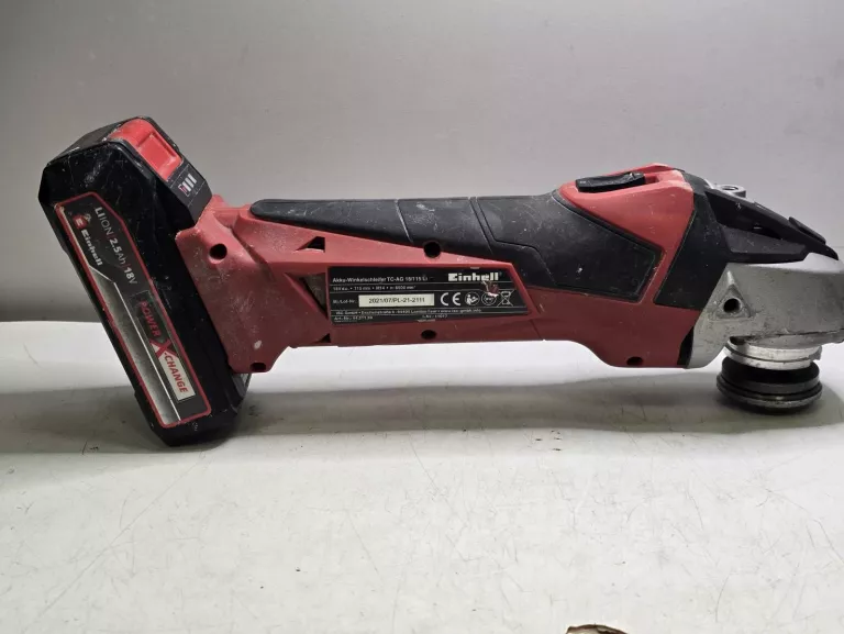 SZLIFIERKA KĄTOWA EINHELL TC-AG 18/115 LI + AKUMULATOR 2,5 AH