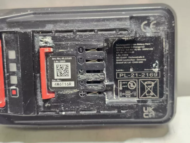 SZLIFIERKA KĄTOWA EINHELL TC-AG 18/115 LI + AKUMULATOR 2,5 AH