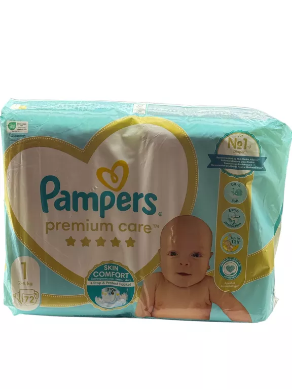 PAMPERS PREMIUM CARE 72 SZT/ 1ROK