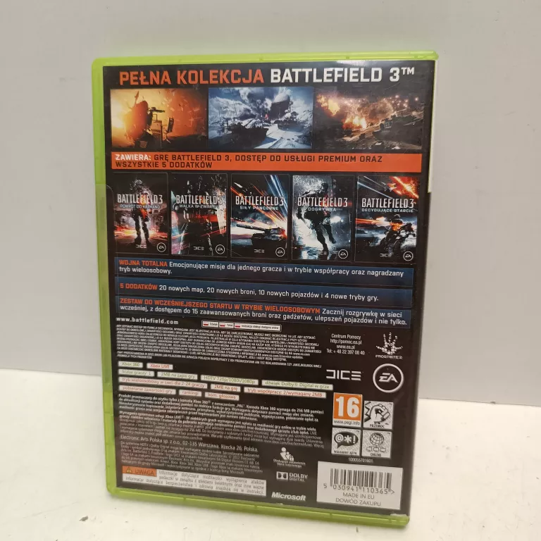GRA XBOX 360 BATTLEFIELD 3