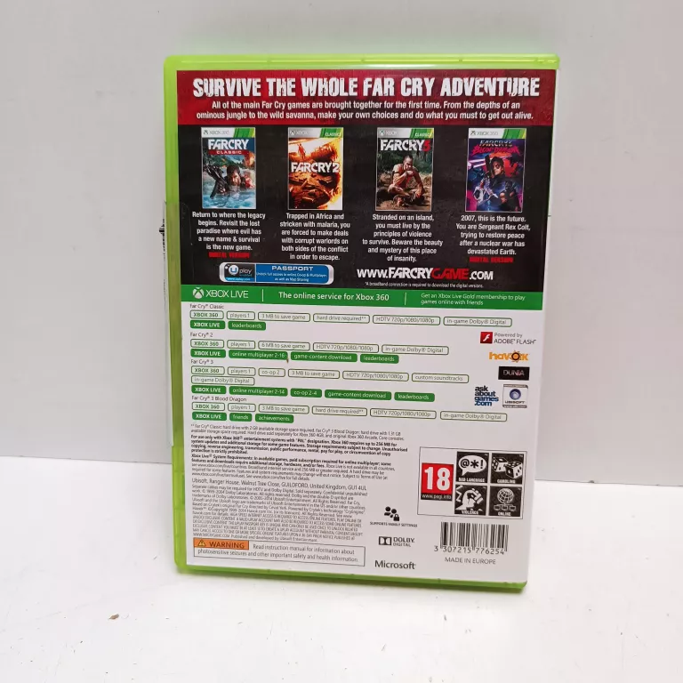 FAR CRY THE WILD EXPEDITION XBOX 360