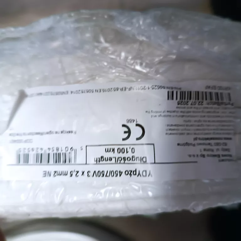 PRZEWÓD ELPAR 3X2.5 100M PŁASKI