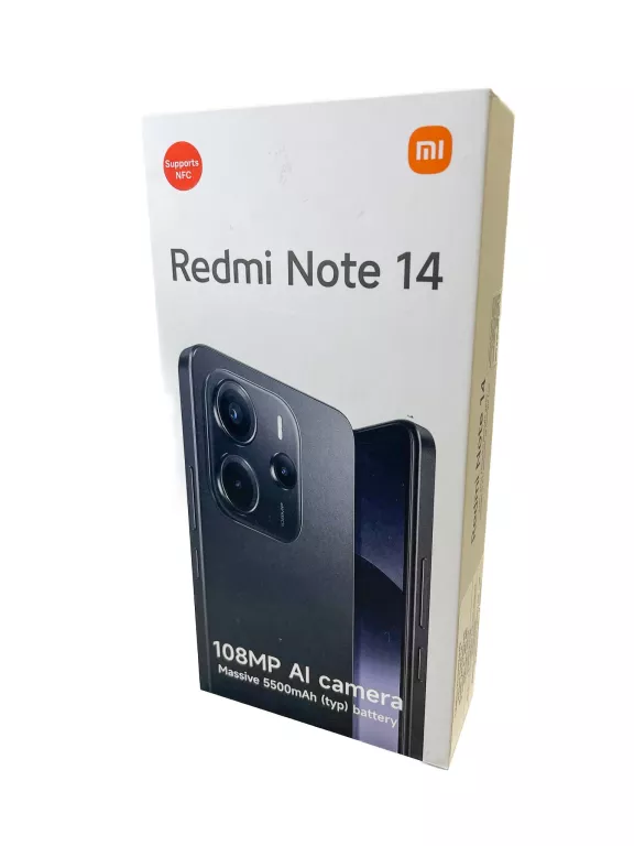 TELEFON UZYWANY REDMI NOTE 14 8 / 256 GB CZARNY