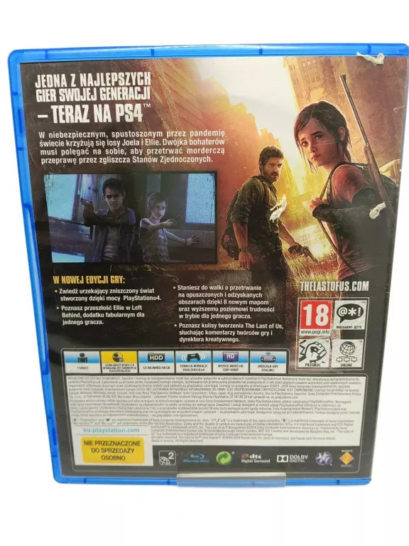 THE LAST OF US REMASTERED PS4 PL