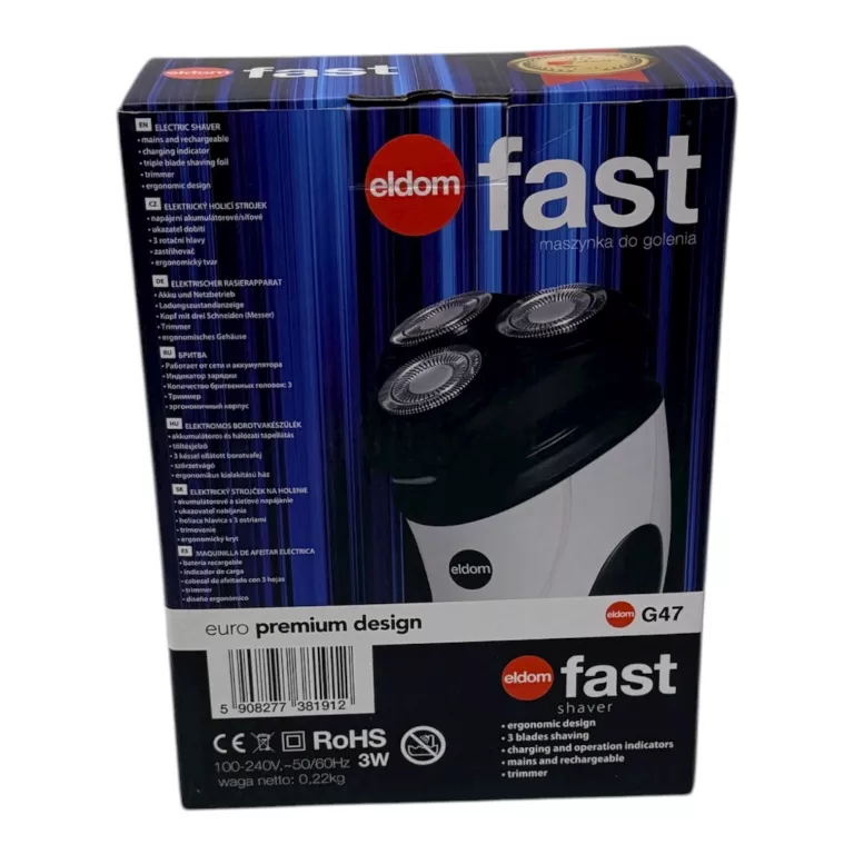 GOLARKA MASZYNKA ELEKTRYCZNA DO GOLENIA ELDOM G47 - IDEAŁ!