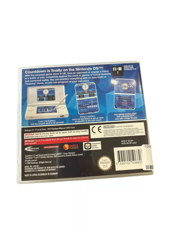 COUNTDOWN THE GAME NINTENDO DS