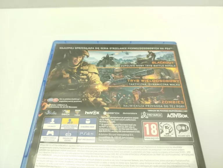 GRA NA PS4 CALL OF DUTY BLACK OPS IV
