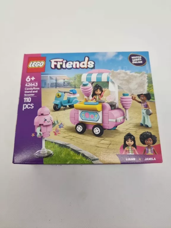 LEGO FRIENDS STOJAK I HULAJNOGA Z WATY CUKROWEJ 42643 KLOCKI LEGO PREZENT