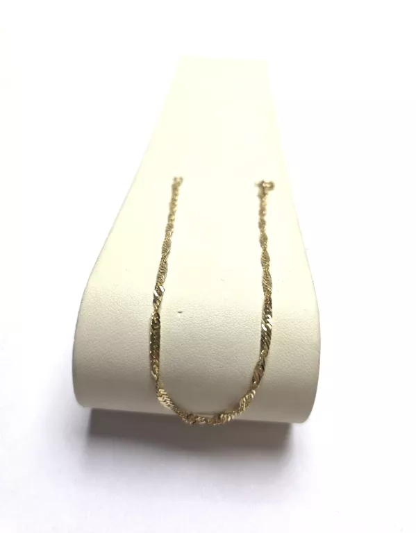 ZŁOTA  BRANSOLETKA [ 1,34G 585 18CM]