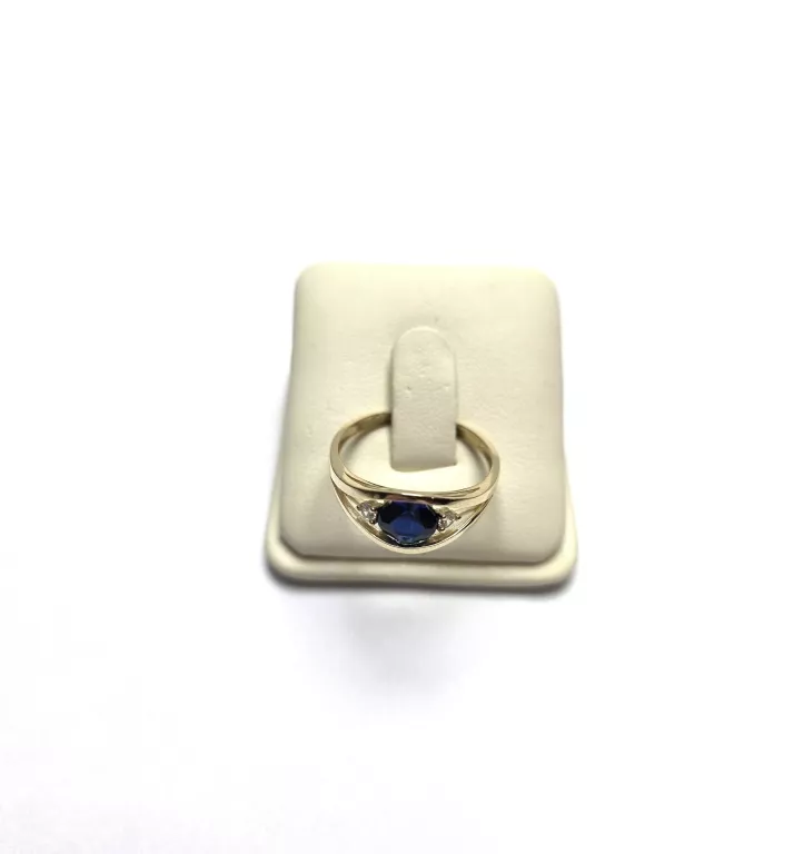 ZŁOTY PIERŚCIONEK [ 2,19G 585 R17]