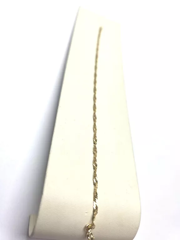 ZŁOTA  BRANSOLETKA [ 1,34G 585 18CM]