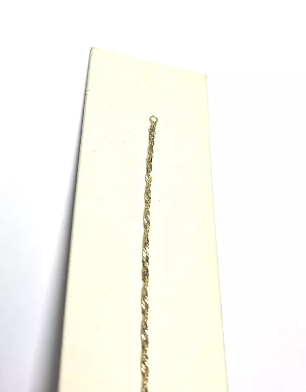 ZŁOTA  BRANSOLETKA [ 1,34G 585 18CM]