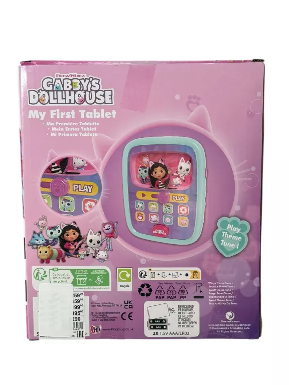 GABBAY'S DOLLHOUSE MY FIRST TABLET