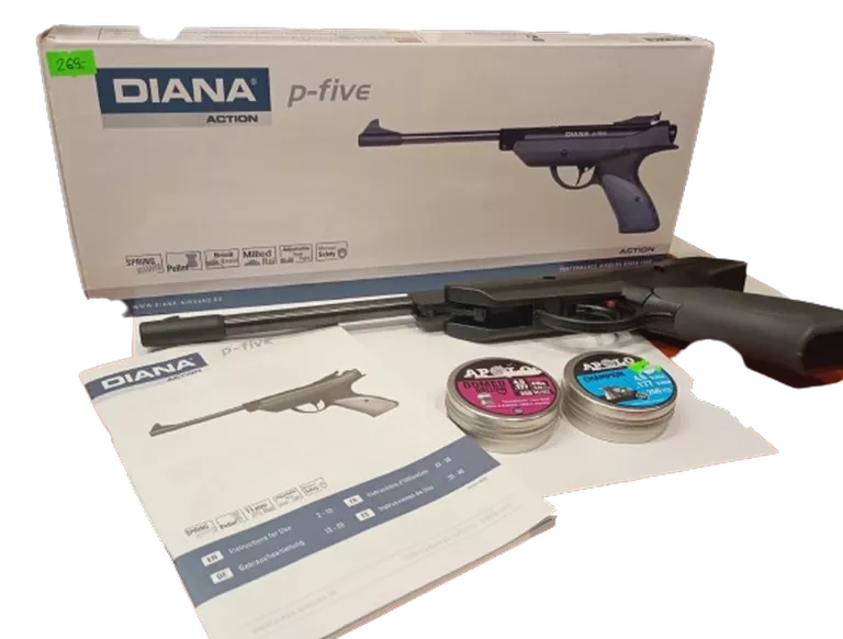 PISTOLET WIATRÓWKA DIANA P-FIVE 4,5 MM