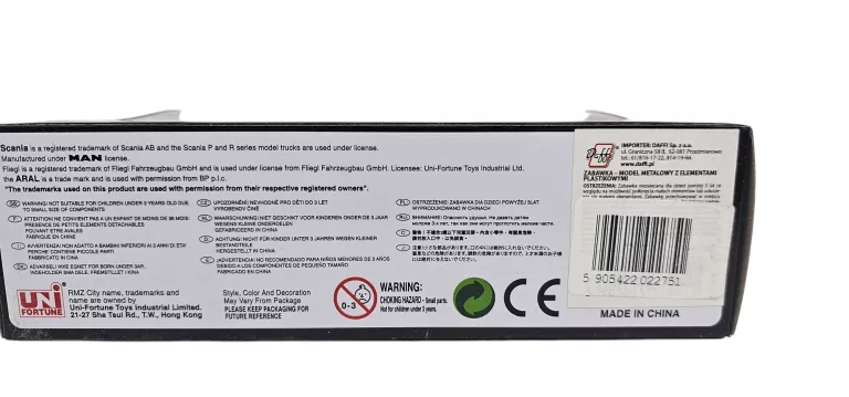 CYSTERNA RMZ SCANIA P-SERIES CASTROL 1:64