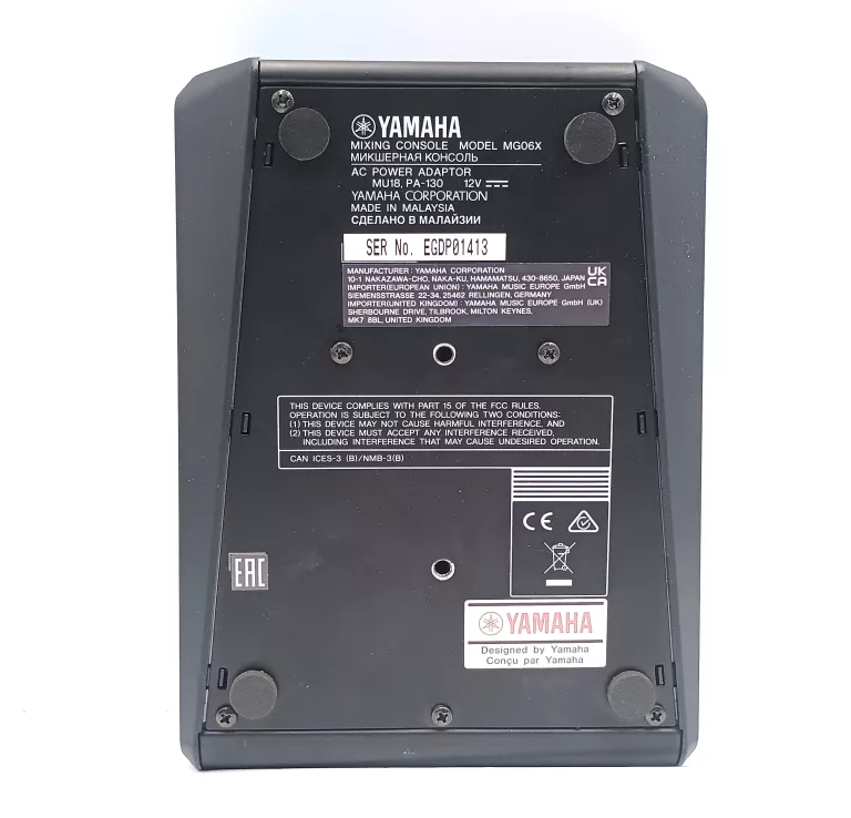 YAMAHA MG06X MIKSER ANALOGOWY Z PUDEŁKIEM