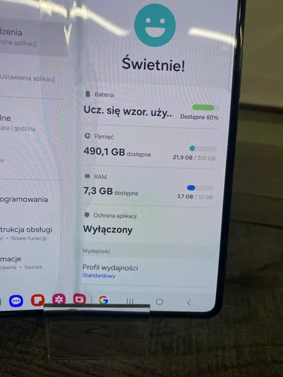 TELEFON SAMSUNG GALAXY Z FOLD 4 PUDEŁKO 512GB 12RAM