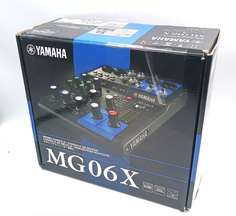 YAMAHA MG06X MIKSER ANALOGOWY Z PUDEŁKIEM