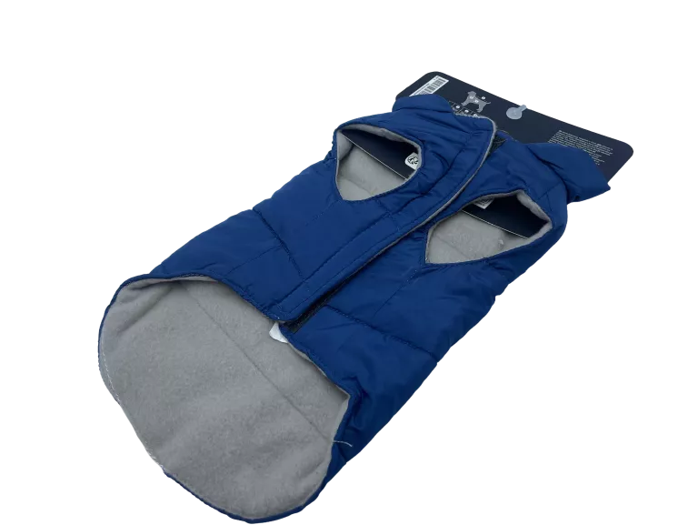 KURTKA UBRANKO DLA PSA  ROZMIAR S - NIEBIESKIE