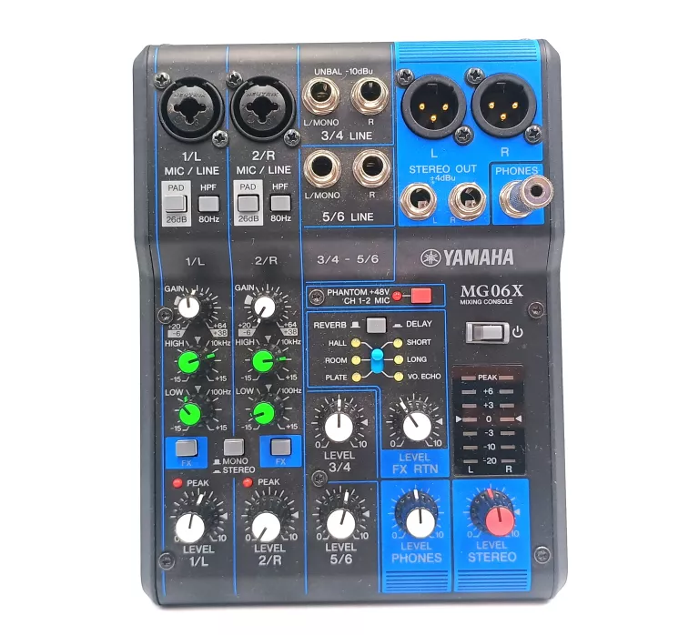 YAMAHA MG06X MIKSER ANALOGOWY Z PUDEŁKIEM
