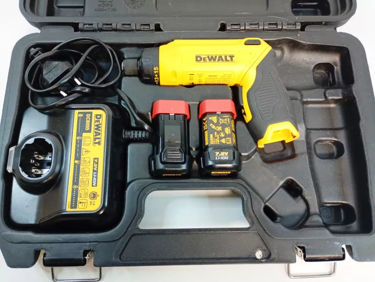 WKRĘTARKA DEWALT ZASILANIE AKUMULATOROWE 7,2 V DCF680G2-QW