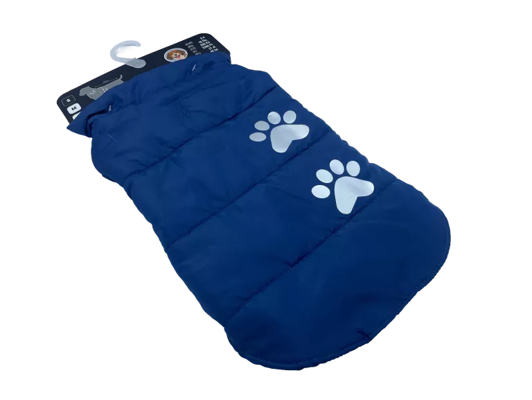 KURTKA UBRANKO DLA PSA  ROZMIAR S - NIEBIESKIE