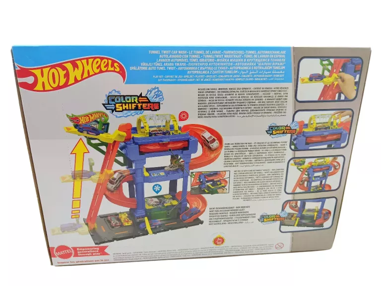 HOT WHEELS MYJNIA ODJAZDOWE ZAKRĘTY HNT80