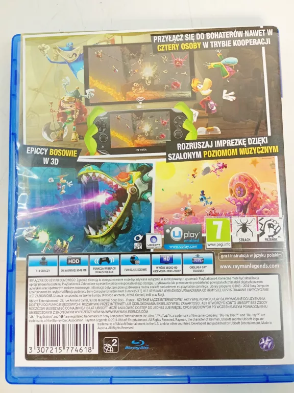 GRA PS4 RAYMAN LEGENDS