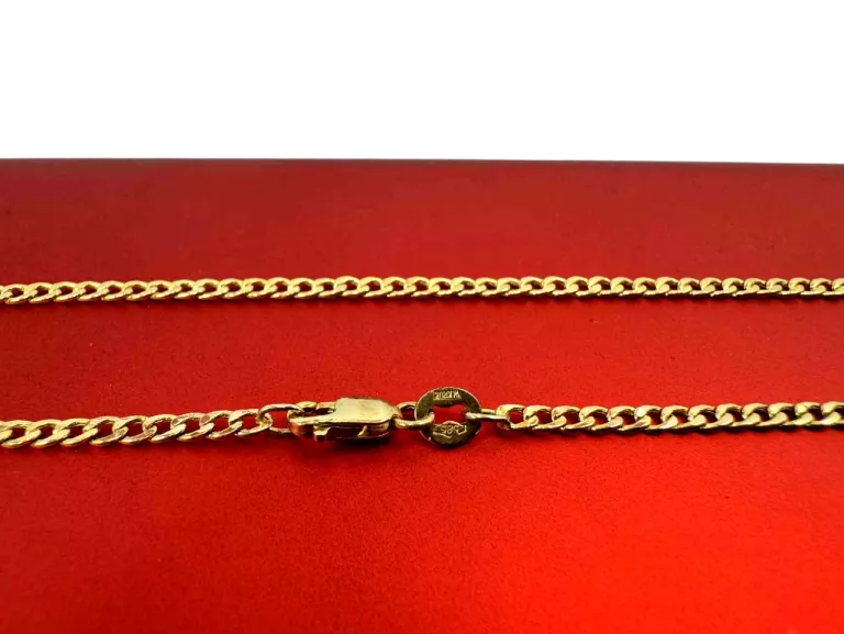 ZŁOTY ŁANCUSZEK PANCERKA PR:585 W:2.40 R:49CM